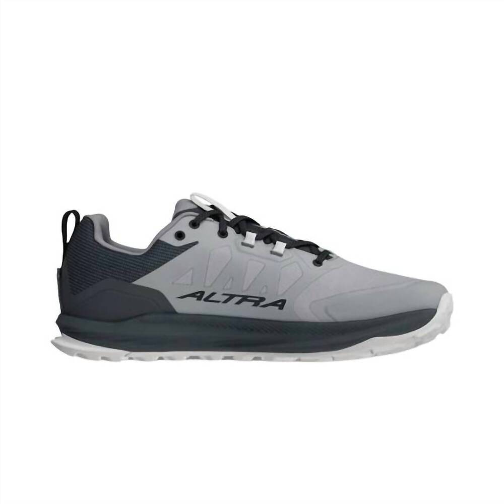 NEW ALTRA men's lone peak 9 waterproof running shoes in gray